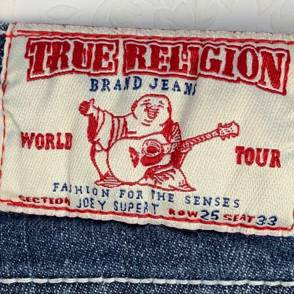 True Religion Medium Was Straight Leg Jeans SZ 25 - Picture 8 of 8